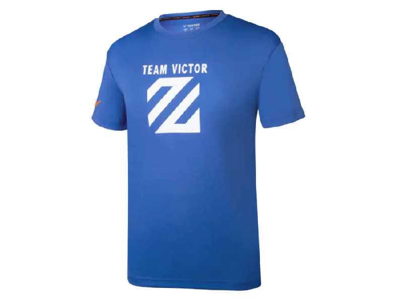 Fashionable T-Shirt-VICTOR x LZJ T-LZJ301 F T-Shirt [Navy Blue]