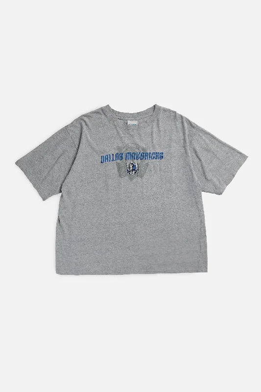 T-Shirt for Yoga-Vintage Dallas Mavericks NBA Tee - L