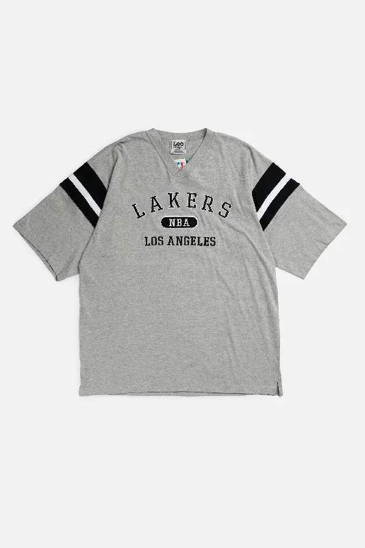 T-Shirt for Holidays and Vacations-Vintage LA Lakers NBA Tee - XL