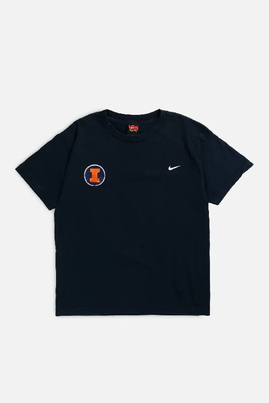 T-Shirt for Seasonal Fashion-Vintage University of Illinois Nike Tee - XS