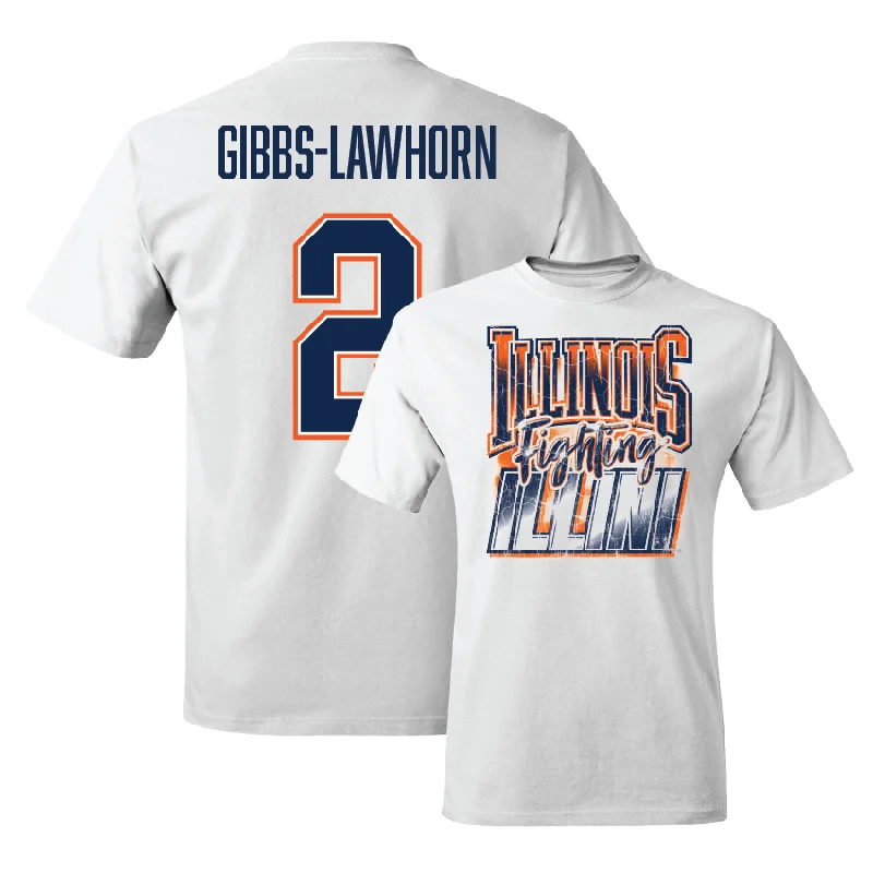 Motivational T-Shirt-White Illinois Graphic Comfort Colors Tee  - Dra Gibbs-Lawhorn