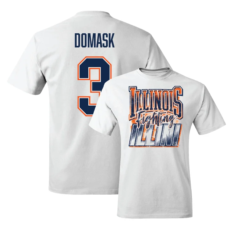 Unique Design T-Shirt-White Illinois Graphic Comfort Colors Tee - Marcus Domask #3