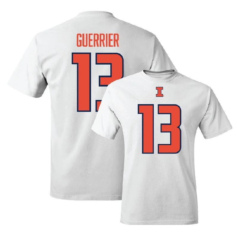 Gift T-Shirt for Him-White Illinois Shirsey Comfort Colors Tee - Quincy Guerrier