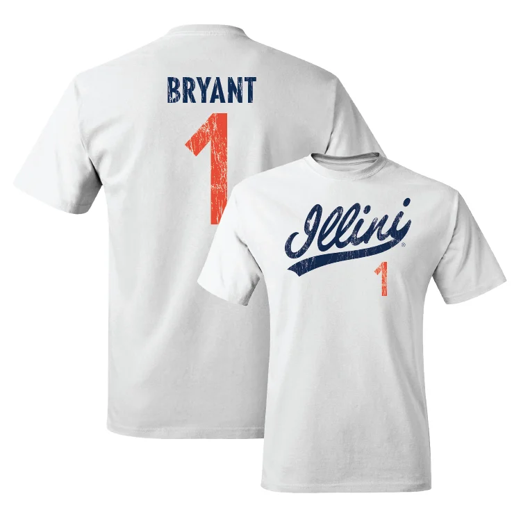 T-Shirt for New Year’s Eve-White Script Comfort Colors Tee - Genesis Bryant #1