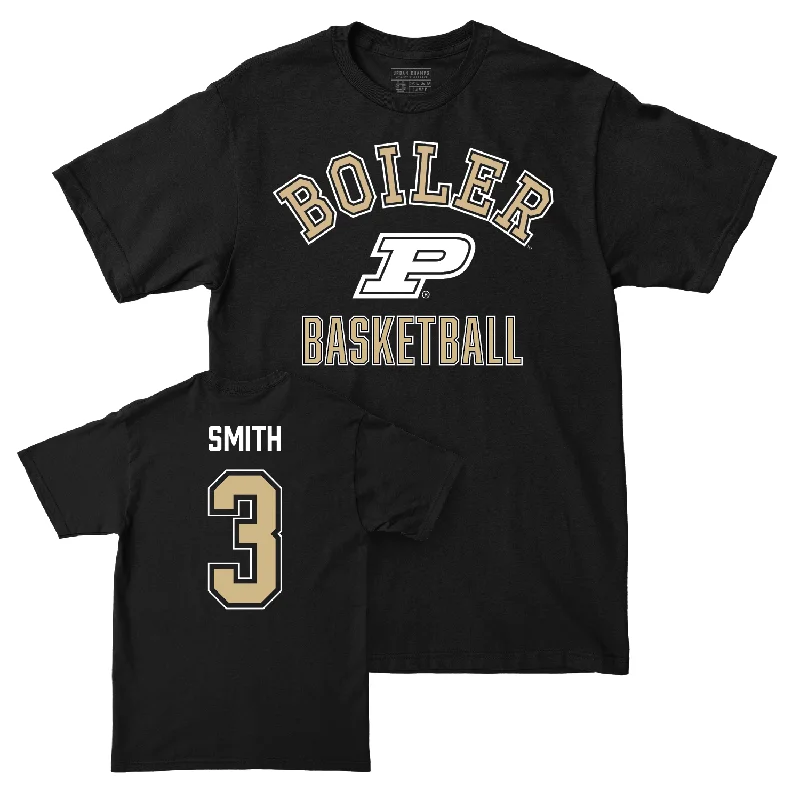 Plain T-Shirt-Women's Basketball Black Classic Tee - Jayla Smith | #3