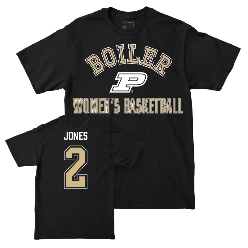 T-Shirt for Winter-Women's Basketball Black Classic Tee - Rashunda Jones | #2