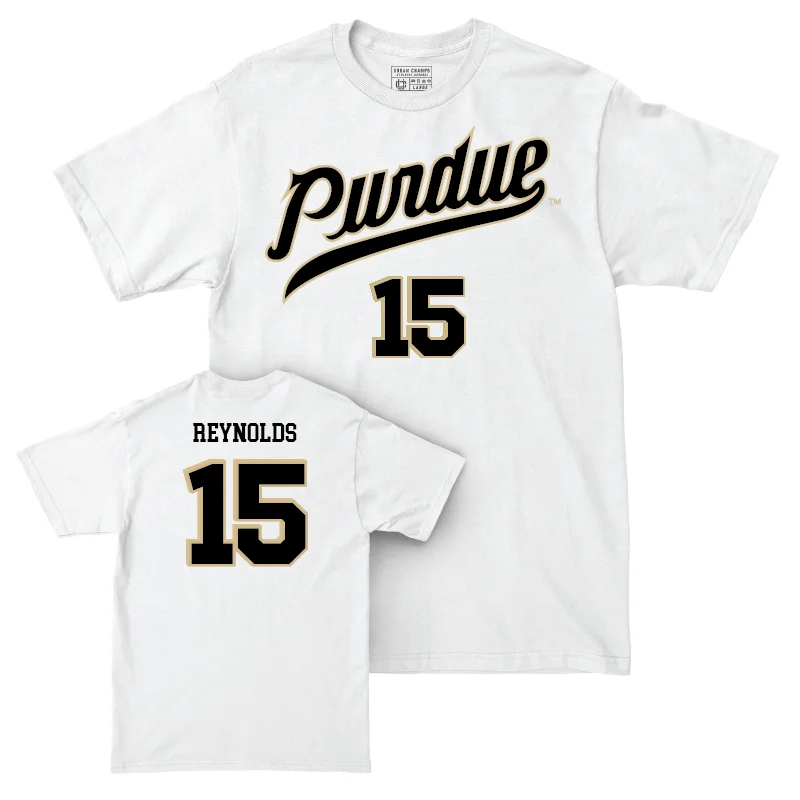 Graduation T-Shirt-Women's Basketball White Shirsey Comfort Colors Tee - Mila Reynolds | #15