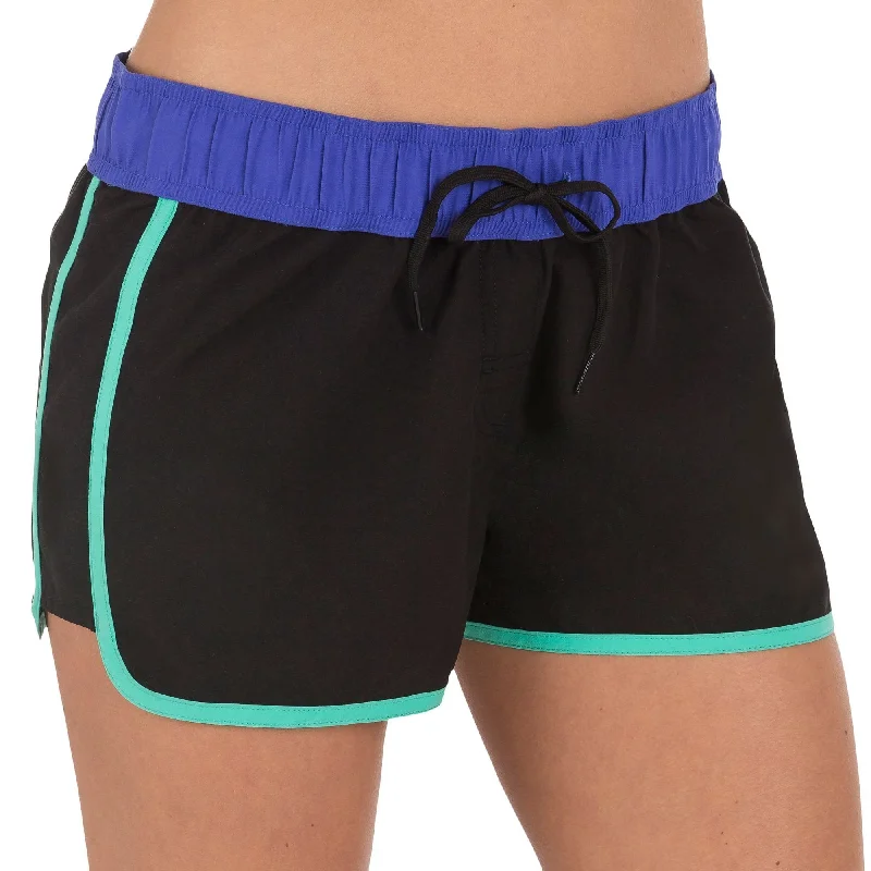 Outdoor Shorts for Hiking-Women's Boardshorts With Drawstring And Elasticated Waistband TINI COLORB