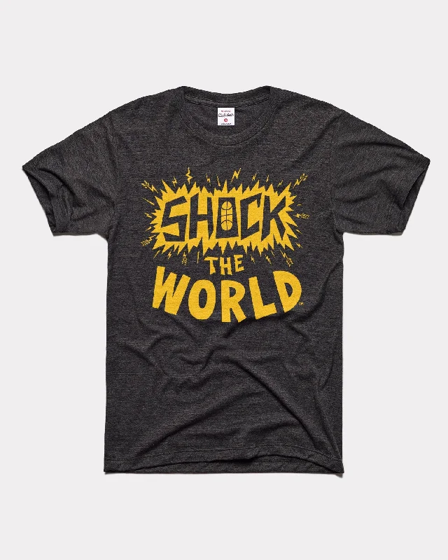 T-Shirt for Quick Drying-WSU Shockers Shock the World Vintage Black T-Shirt