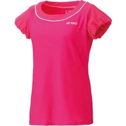 Loose Fit T-Shirt-Yonex 16241EX Ladies Shirt [Shine Pink]