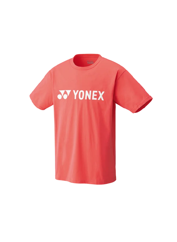 T-Shirt with Your Design-Yonex 16428 Men's Logo T-Shirt [Coral Red]