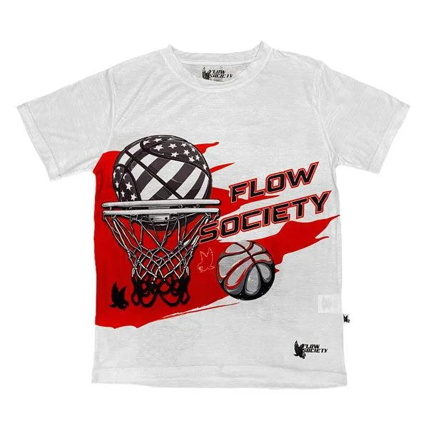 Graphic T-Shirt-Youth & Adult Flow Dunk Tee Shirt