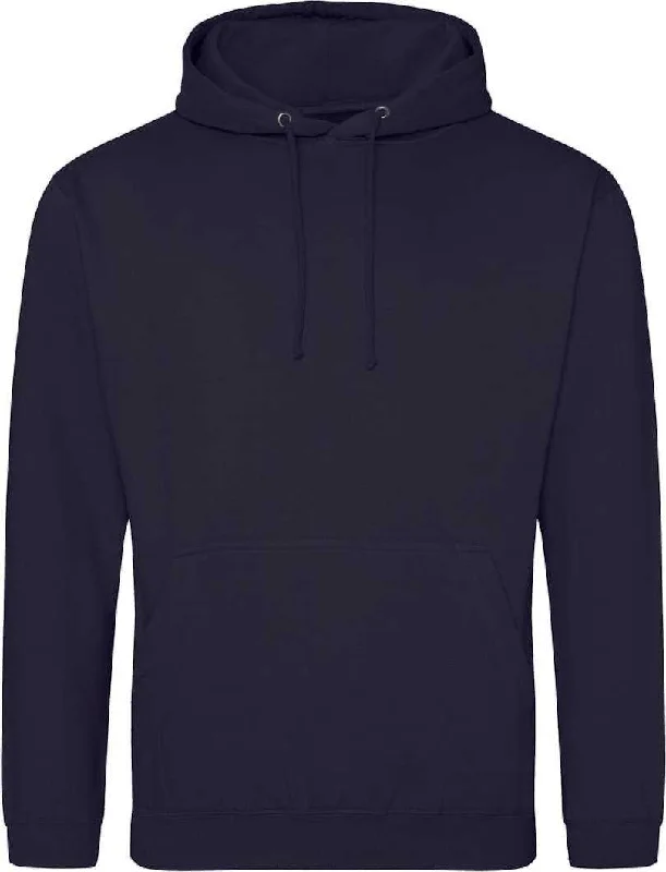 Hoodie with Patches-A4 N4050 Legends Fleece Hoodie - Navy