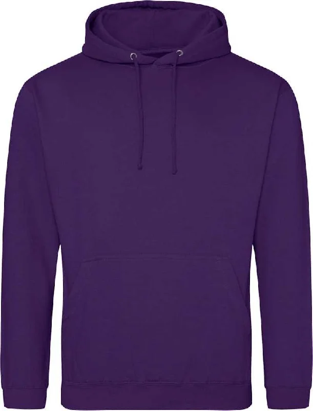 Custom Logo Hoodie-A4 N4050 Legends Fleece Hoodie - Purple