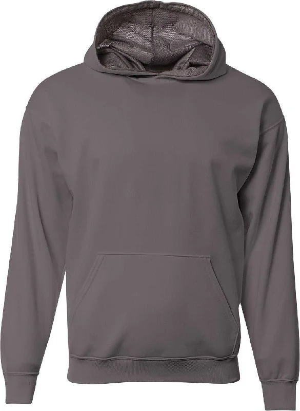 Hoodie for Autumn-A4 NB4279 Youth Sprint Hooded Sweatshirt - Graphite