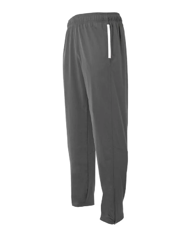 A4 NB6199 League Youth Warm Up Pant - Graphite White