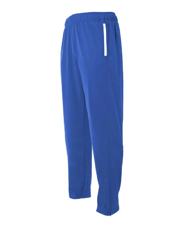 A4 NB6199 League Youth Warm Up Pant - Royal White