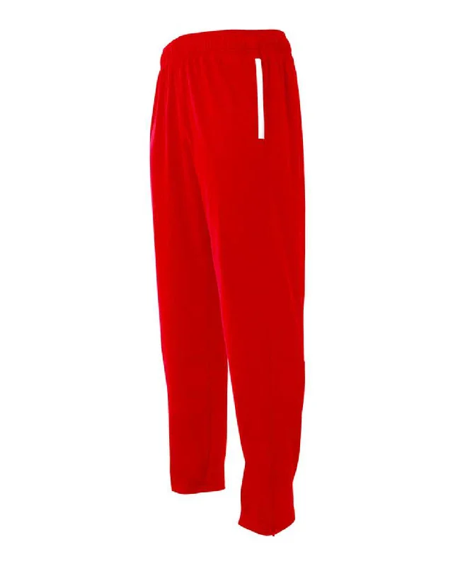 A4 NB6199 League Youth Warm Up Pant - Scarlet White