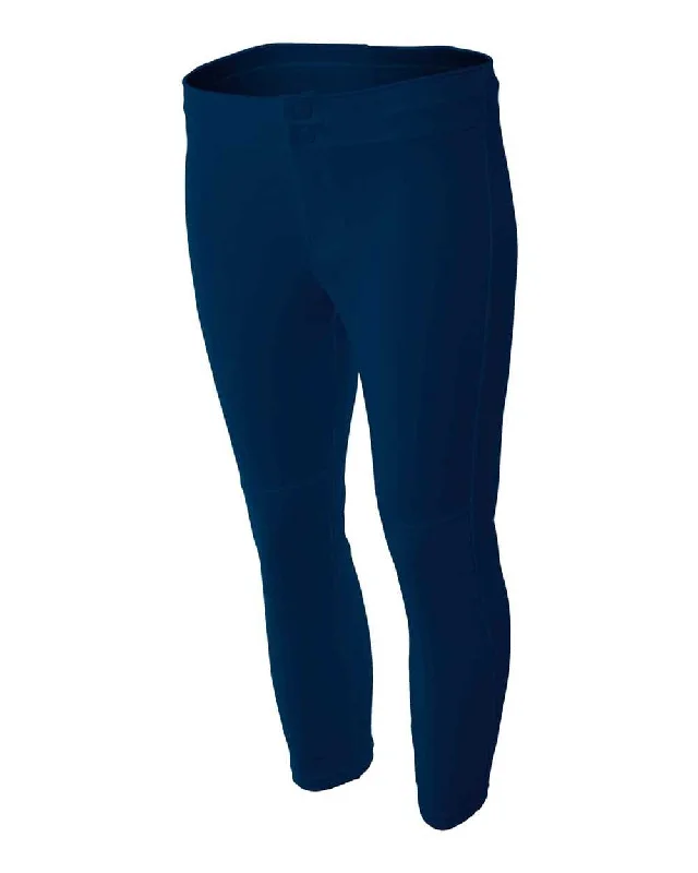 A4 NW6166 Woman's Softball Pant - Navy