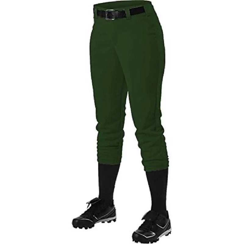 Alleson Athletic 605PBW Women's Fastpitch Pant - Forest