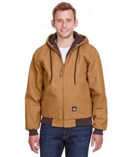 Hoodie for Winter Sports-Berne HJ51 Men's Heritage Hooded Jacket - Brown Duck