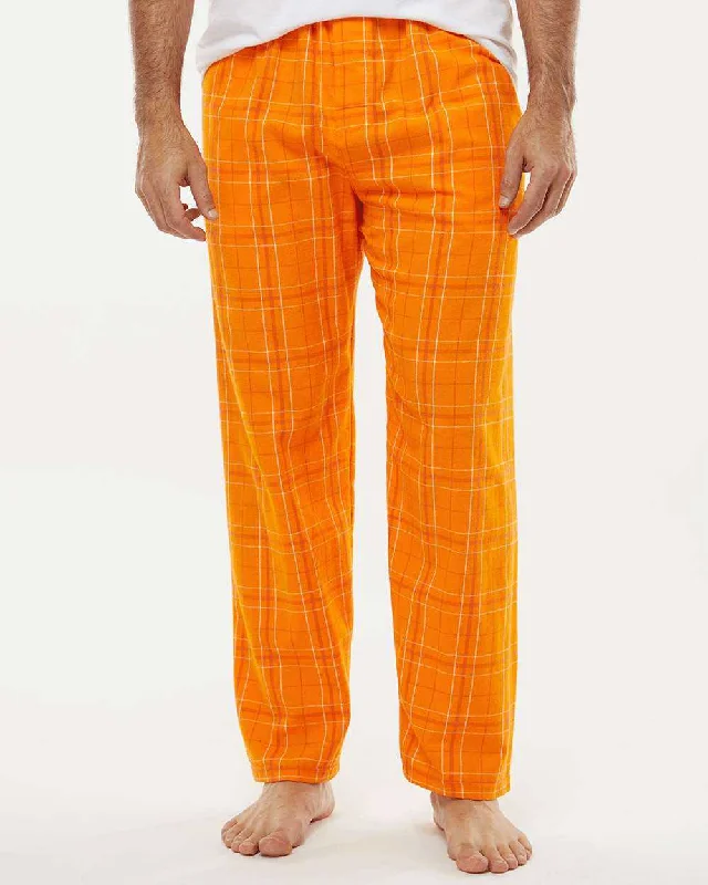 Boxercraft BM6624 Men'S Harley Flannel Pant with Pockets - Orange