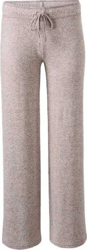 Boxercraft L10 Women's Cuddle Fleece Wide Leg Pants - Espresso Heather