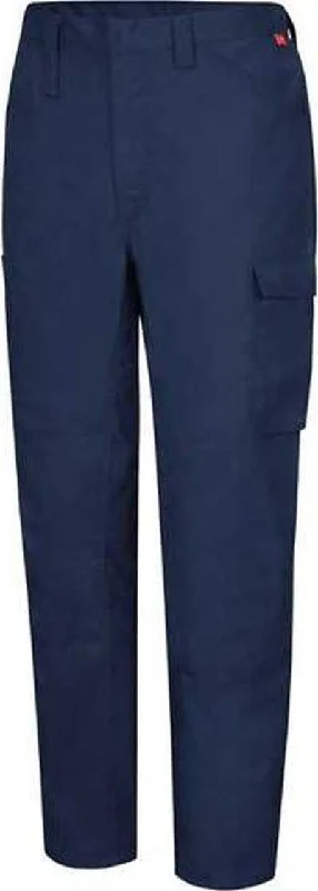 Bulwark QP14 iQ Comfort Lightweight Pants - Navy - 37 Unhemmed