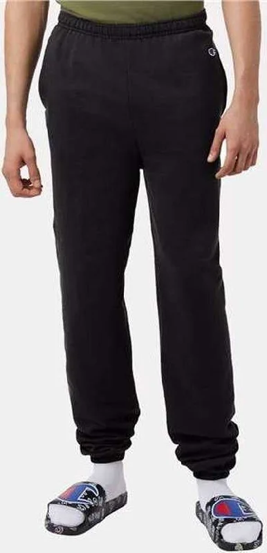 Champion P950 Powerblend Sweatpants with Pockets - Black