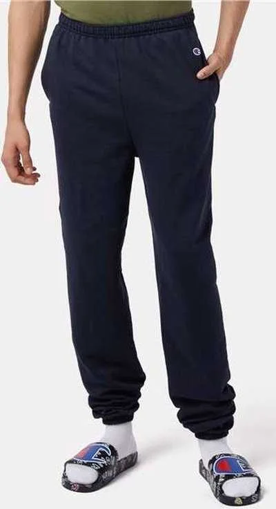 Champion P950 Powerblend Sweatpants with Pockets - Navy