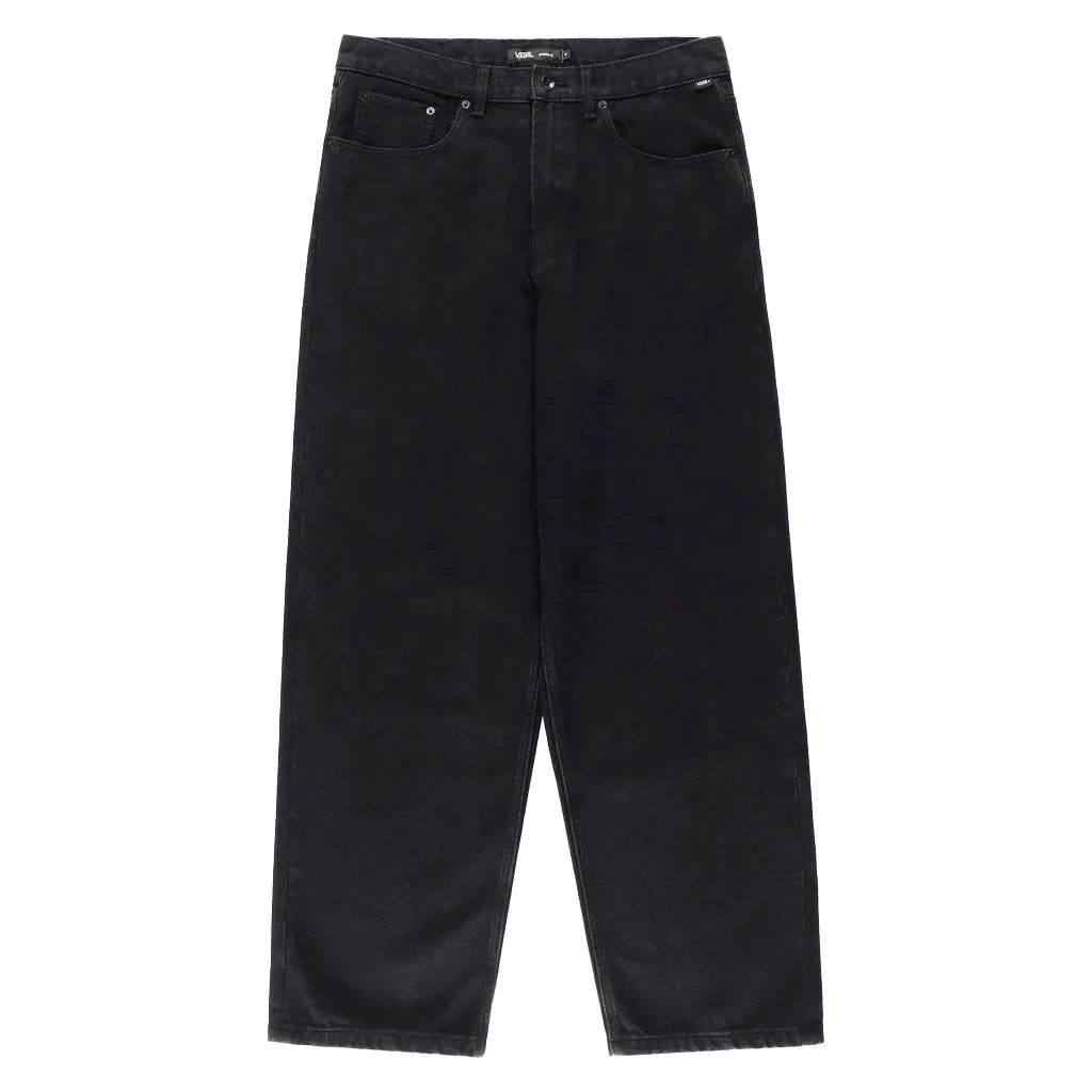 Check-5 Baggy Denim Pant* | Black