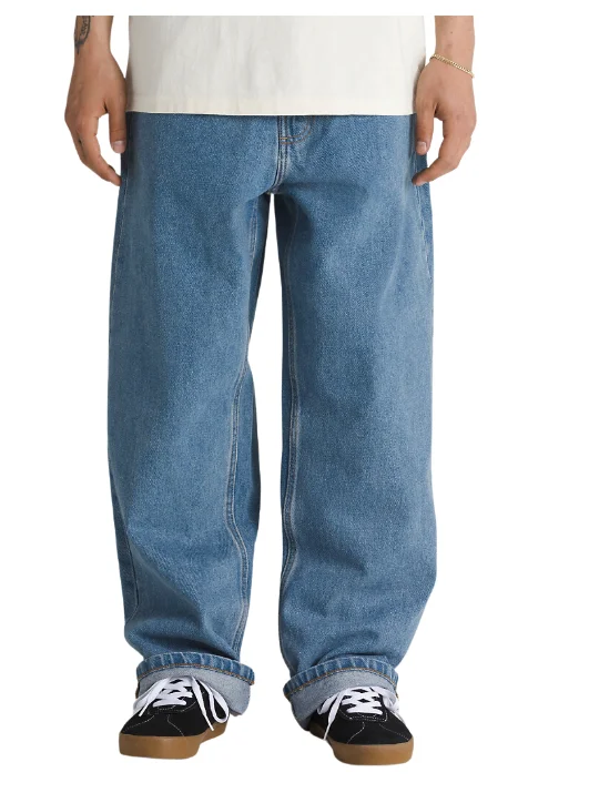 Check-5 Baggy Denim Pant* | Stonewash