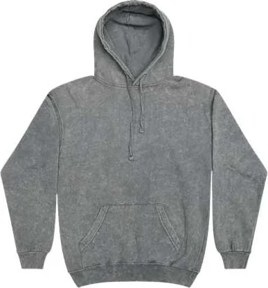 Hoodie with Fun Designs-Colortone 8300 Mineral Wash Hooded Sweatshirt - Grey