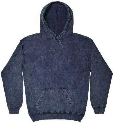 Custom Printed Hoodie-Colortone 8300 Mineral Wash Hooded Sweatshirt - Navy