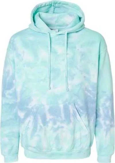 Christmas Hoodie-Colortone 8777Y Youth Tie-Dyed Hooded Sweatshirt - Slushy