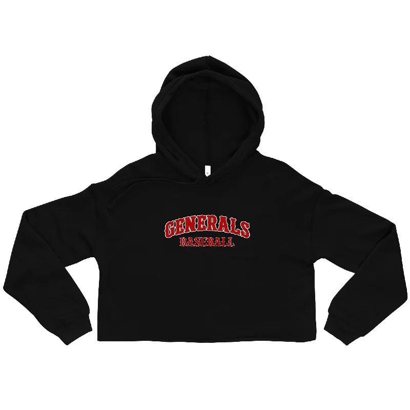 Hoodie with Cool Graphics for Teens-Crop Hoodie - BC Generals