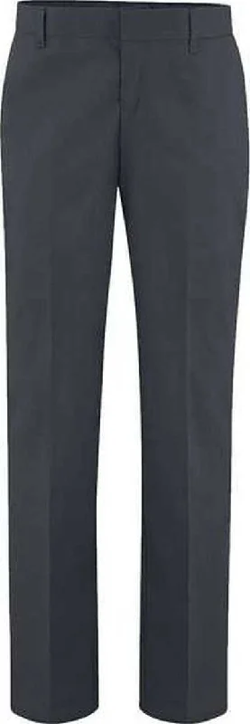 Dickies FP21 Women's Premium Flat Front Pants - Dark Charcoal - 32I