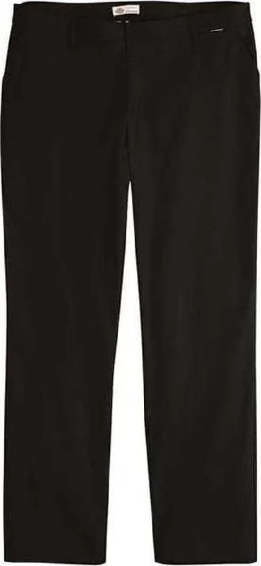 Dickies FW21 Women's Premium Flat Front Pants - Plus - Black