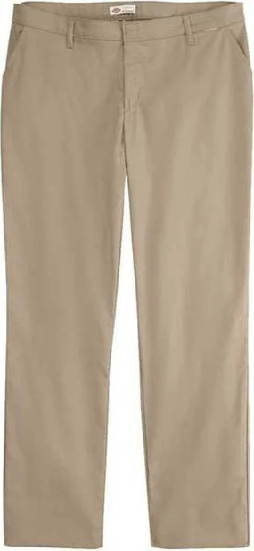 Dickies FW21 Women's Premium Flat Front Pants - Plus - Desert Sand