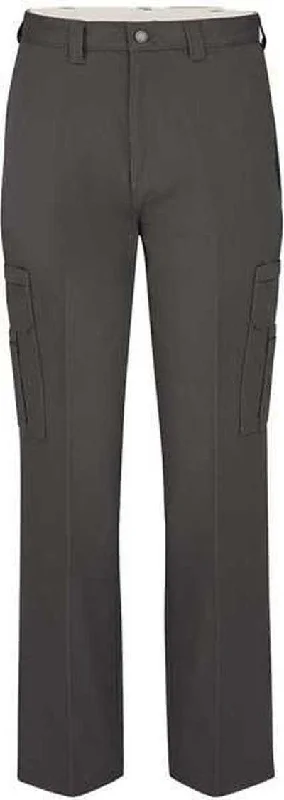 Dickies LP39ODD Industrial Cotton Cargo Pants - Odd Sizes - Charcoal - 37 Unhemmed