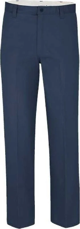 Dickies LP92 Industrial Flat Front Pants - Dark Navy - 37 Unhemmed