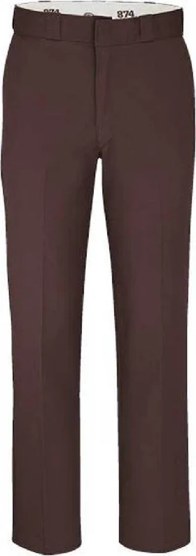 Dickies P874 Work Pants - Dark Brown - 32I