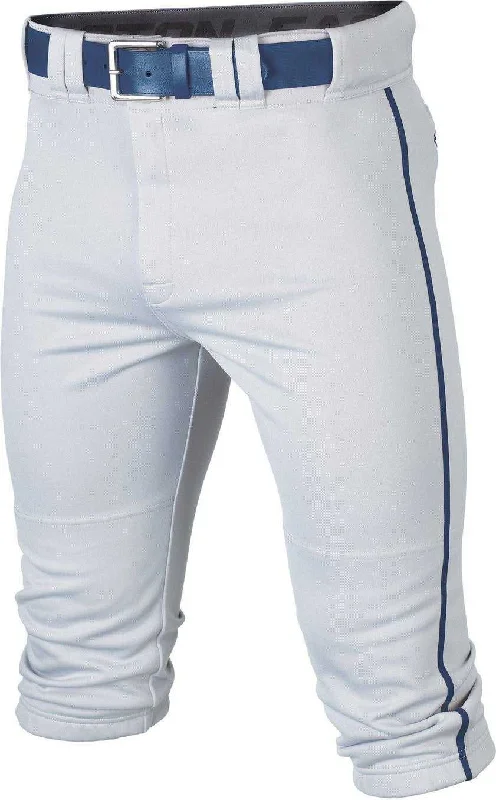 Easton  Rival+ Piped Youth Knicker Baseball Pant - White Navy