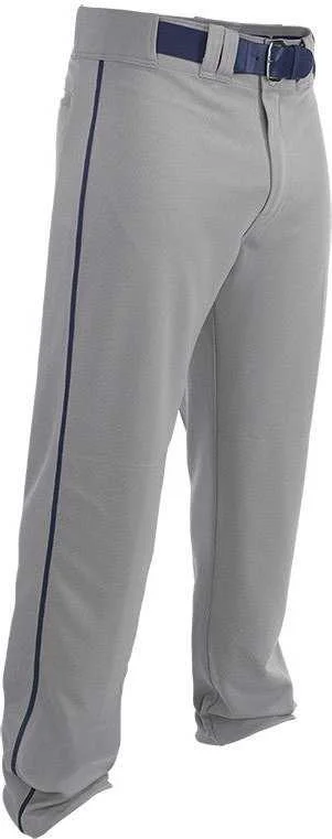 Easton Youth Rival 2 Piped Baseball Pants - Gray Navy