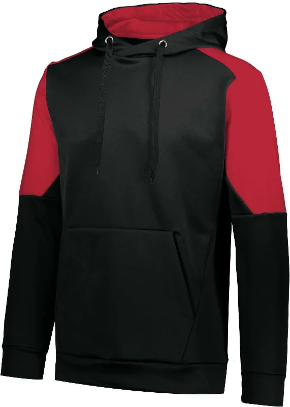 Hoodie for Camping-Holloway 222540 Blue Chip Hoodie - Black Scarlet