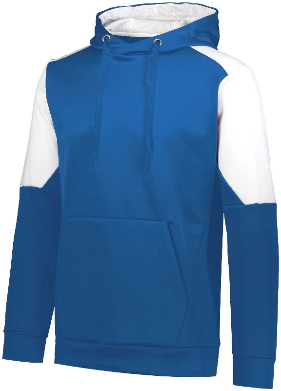 Hoodie for Schools-Holloway 222540 Blue Chip Hoodie - Royal White