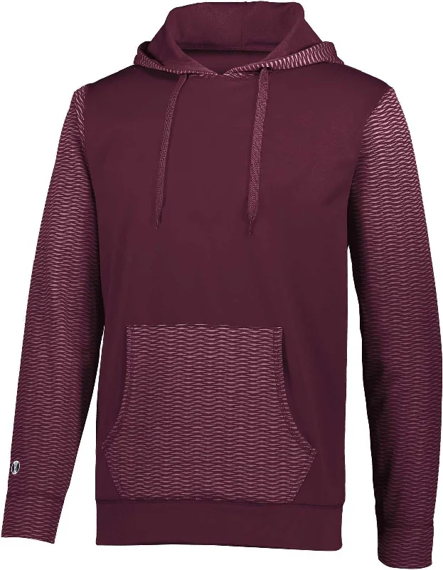 Hoodie for Sports Fans-Holloway 222552 Range Hoodie - Maroon