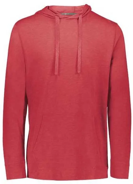 Fleece Hoodie-Holloway 222577 Repreve Eco Hooded Sweatshirt - Scarlet Heather