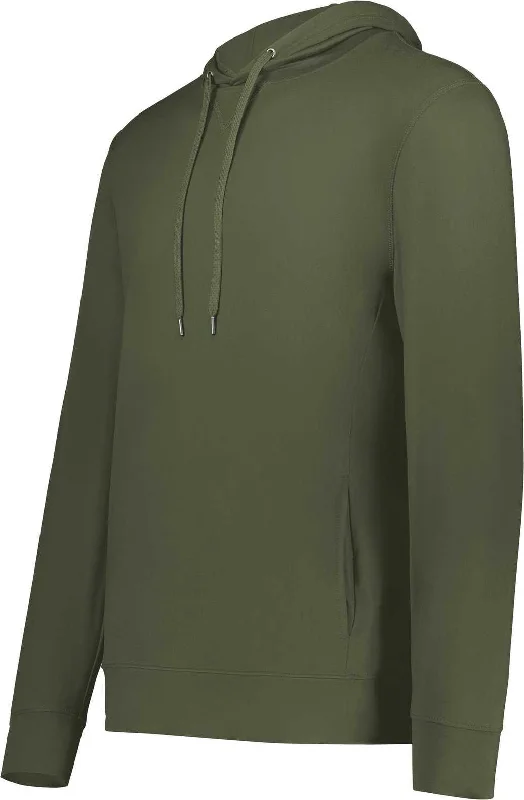 Best Hoodie for Women-Holloway 222598 Ventura Soft Knit Hoodie - Olive