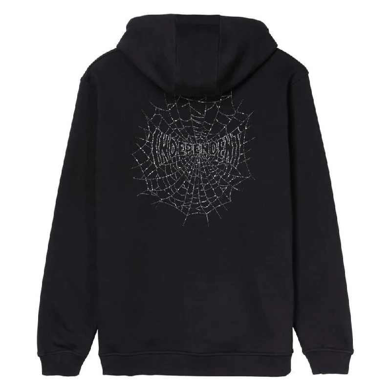 Comfortable Hoodie for Women-Independent Hood Arachnid - Black